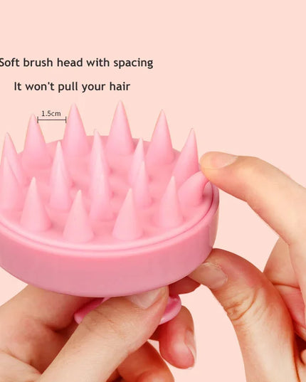 Entspannende Kopfhautbürste