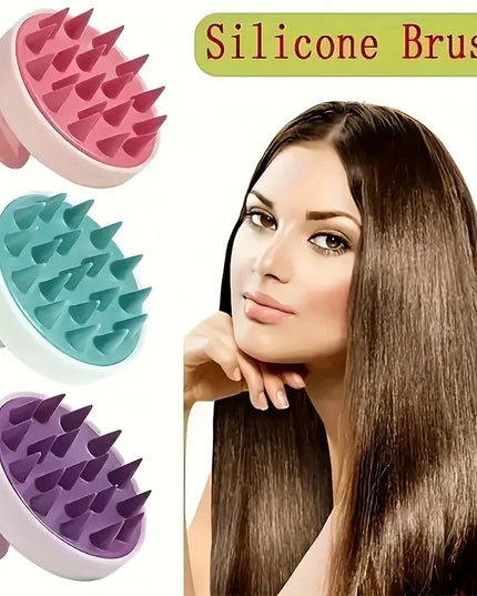 Entspannende Kopfhautbürste