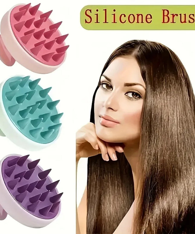 Entspannende Kopfhautbürste