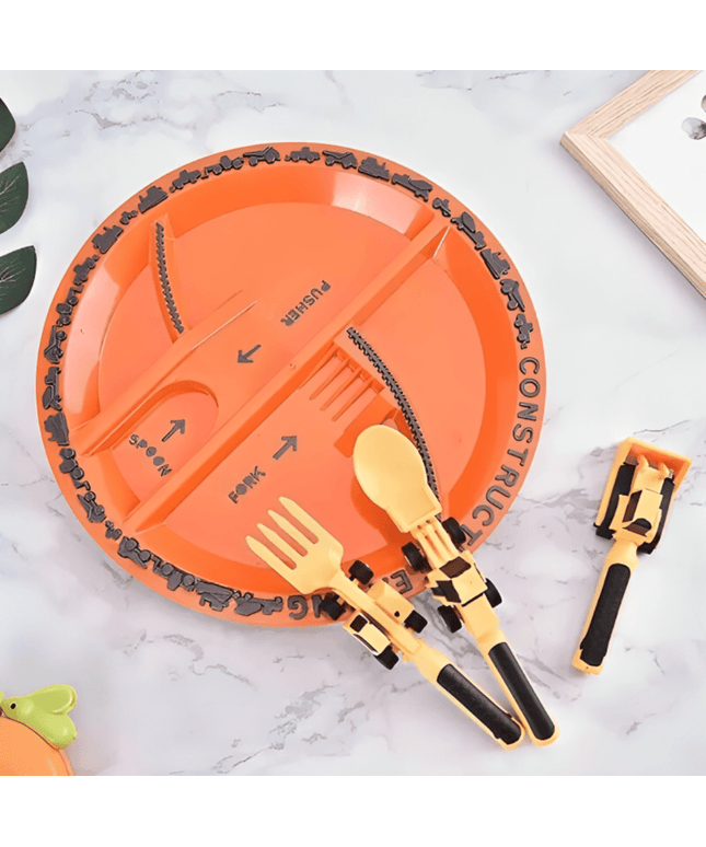 Digger Dining Set for Kids