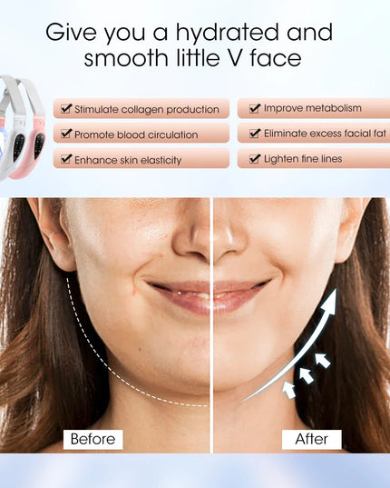 Gesichtsstrahlender Massagestab