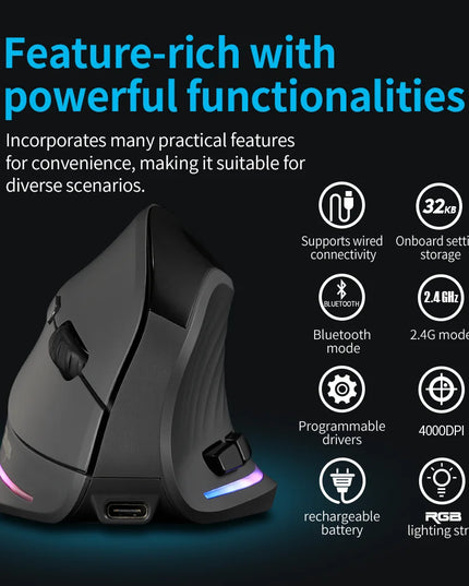 C Force Rechargeable Vertical Mouse