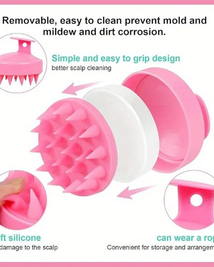 Entspannende Kopfhautbürste