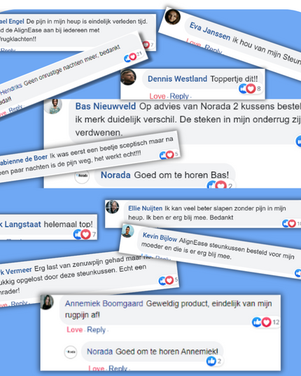 AlignEase Steunkussen voor Comfort