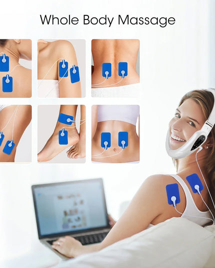 Gesichtsstrahlender Massagestab